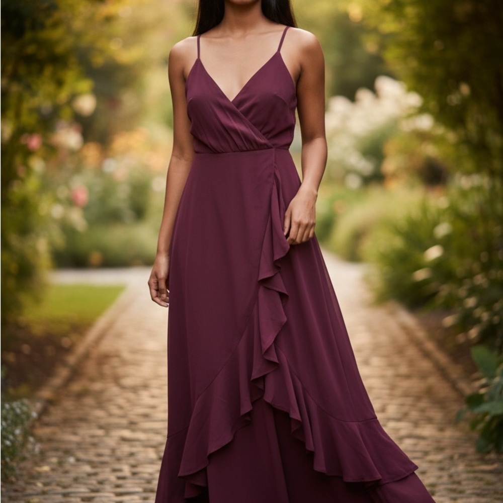 Lulu's Deep Purple Formal Dress
